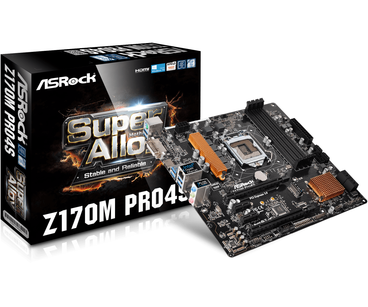 ASRock B150M Pro4S マザーボード とI7 6700CPUセット Asrock Z170M Pro4S - Motherboard Specifications On MotherboardDB
